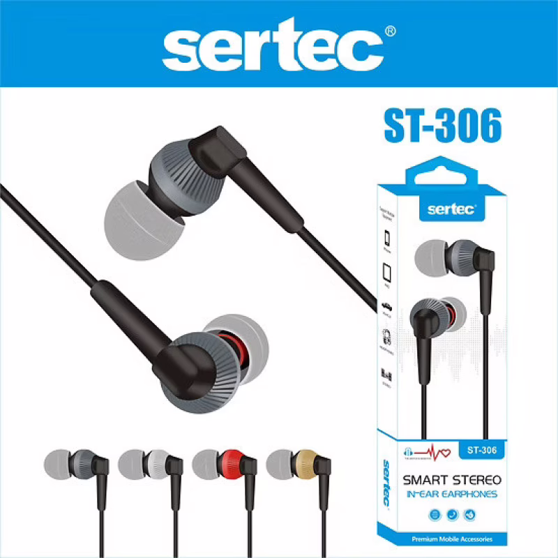 Наушники SERTEC ST-306, Black Gray