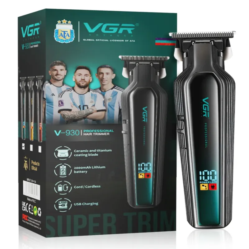 Триммер бороды и усов VGR V-930 Зелёный