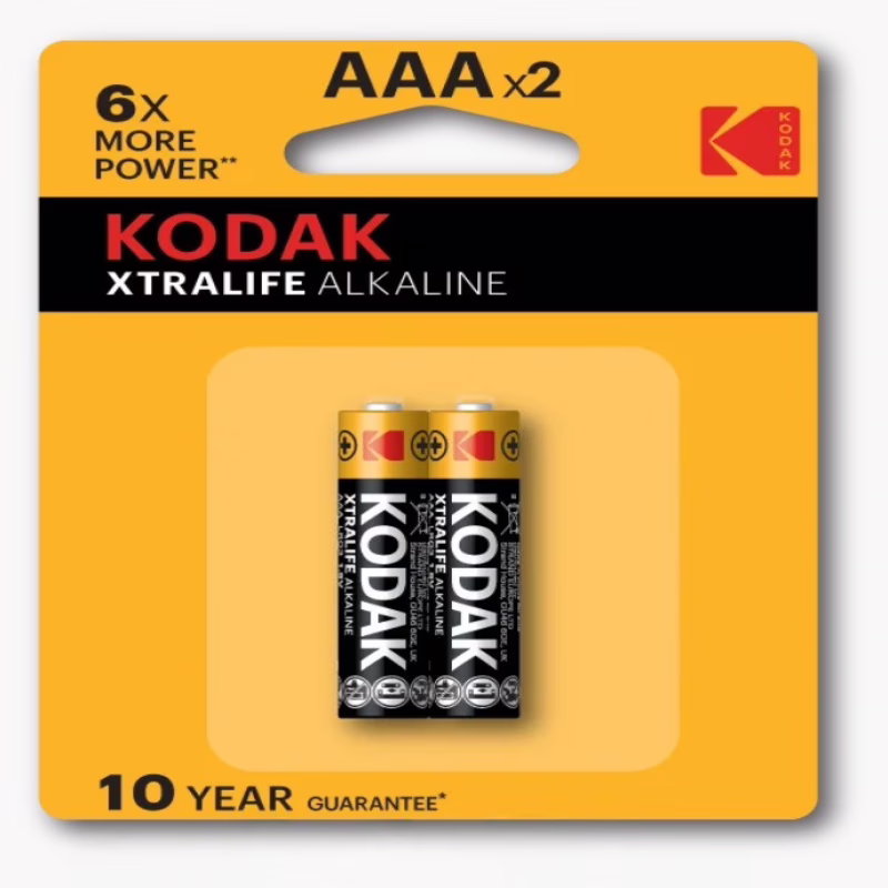 Батарейка KODAK LR3/AAA/Alkaline Блістер 2 шт.