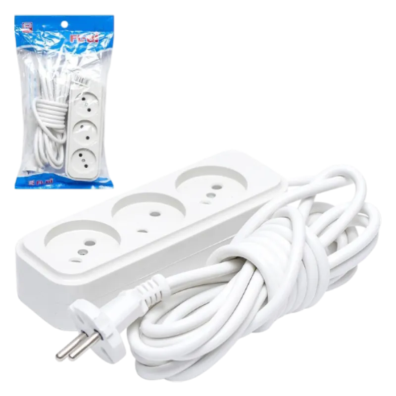 Удлинитель FL-BI 3 гнезда, 3 метра, керамика