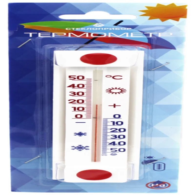 Термометр уличный оконный Стеклоприбор ТБО исп.2, Солнечный зонт малый