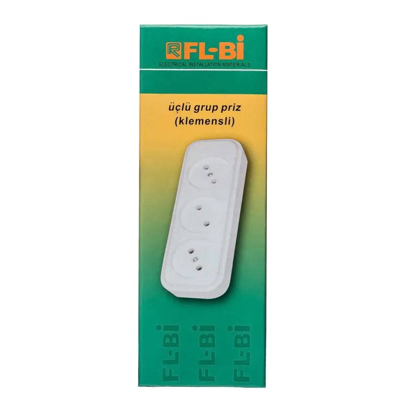Колодка FL-BI на 3 гнезда, 16А-220V
