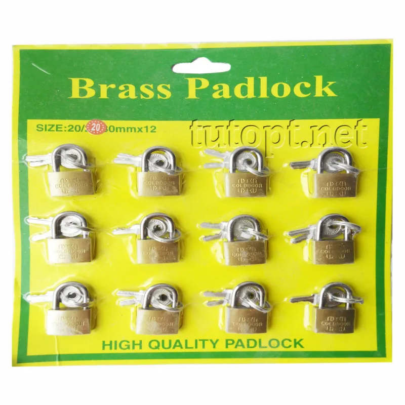 Замок для чемодана мини 2001 / багажа 12шт. Блистер