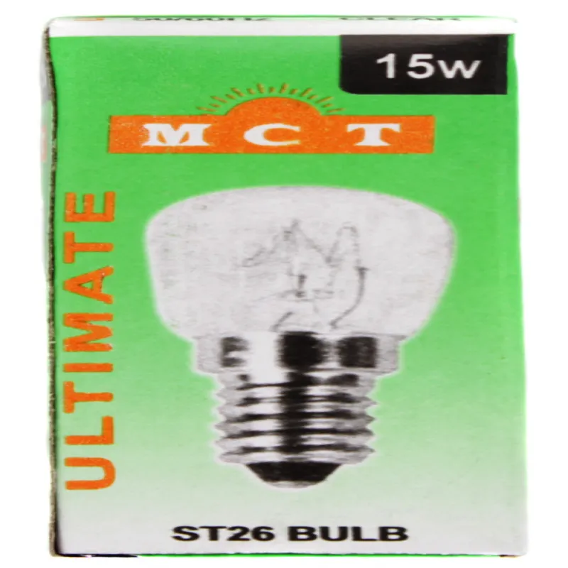 Лампочки для холодильника и швейн. машинки E14 220V 15W пачка 50шт. в коробке