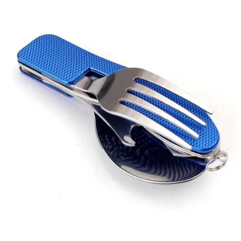 Туристический столовый прибор 6 в 1 L53 Синий