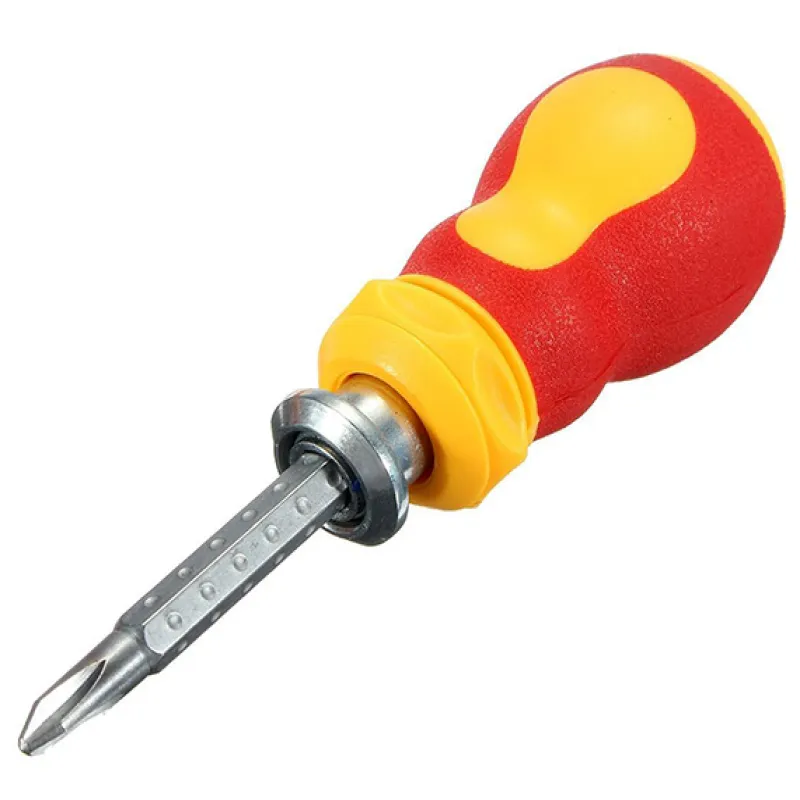 Отвёртка двхсторонняя с фиксатором 316 коротыш