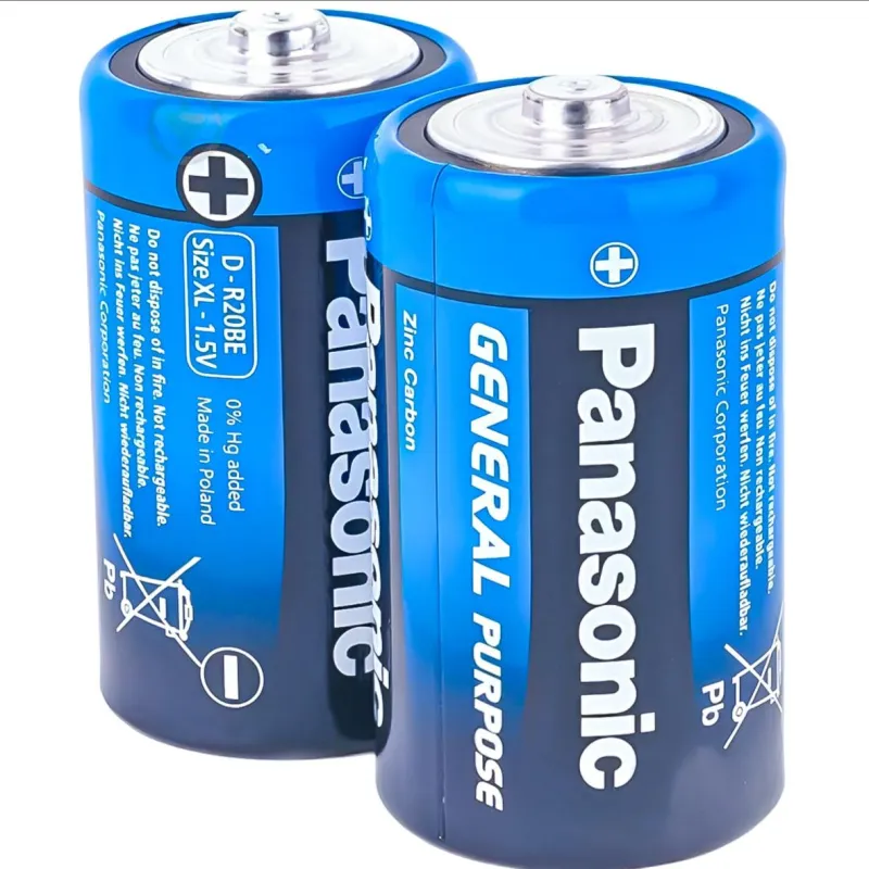 Батарейки Panasonic R20