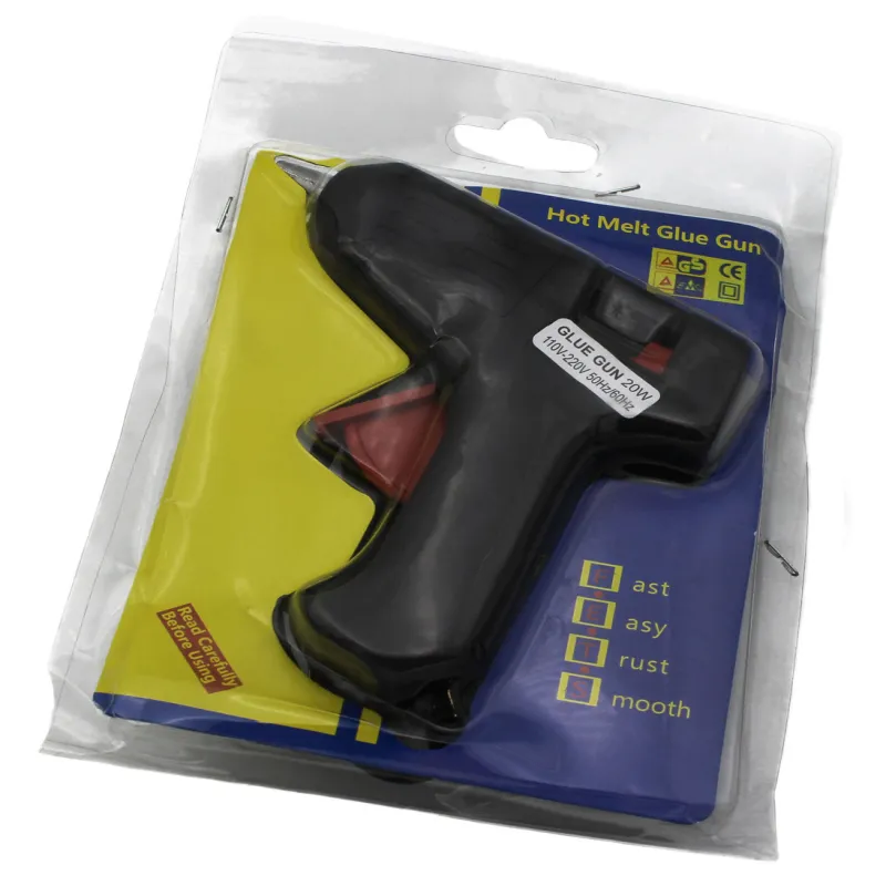 Клеевой пистолет "SD" SD-M 20W под тонкие 7мм ЧЁРНЫЙ (Дешевый)