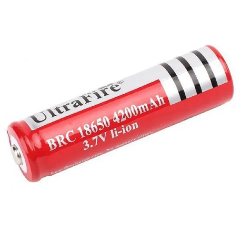 Аккумулятор UltraFire BRC 18650 Li-ion 6800mAh 3.7V 24г. (рельная емкость меньше)