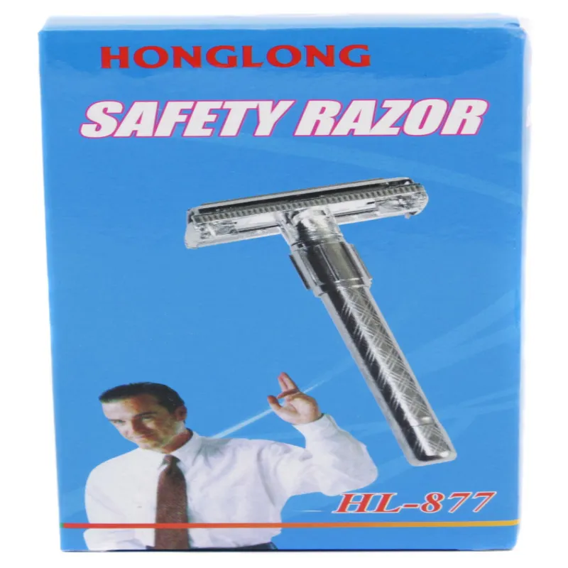 Станок для бритья металлический в коробке HongLong HL-877