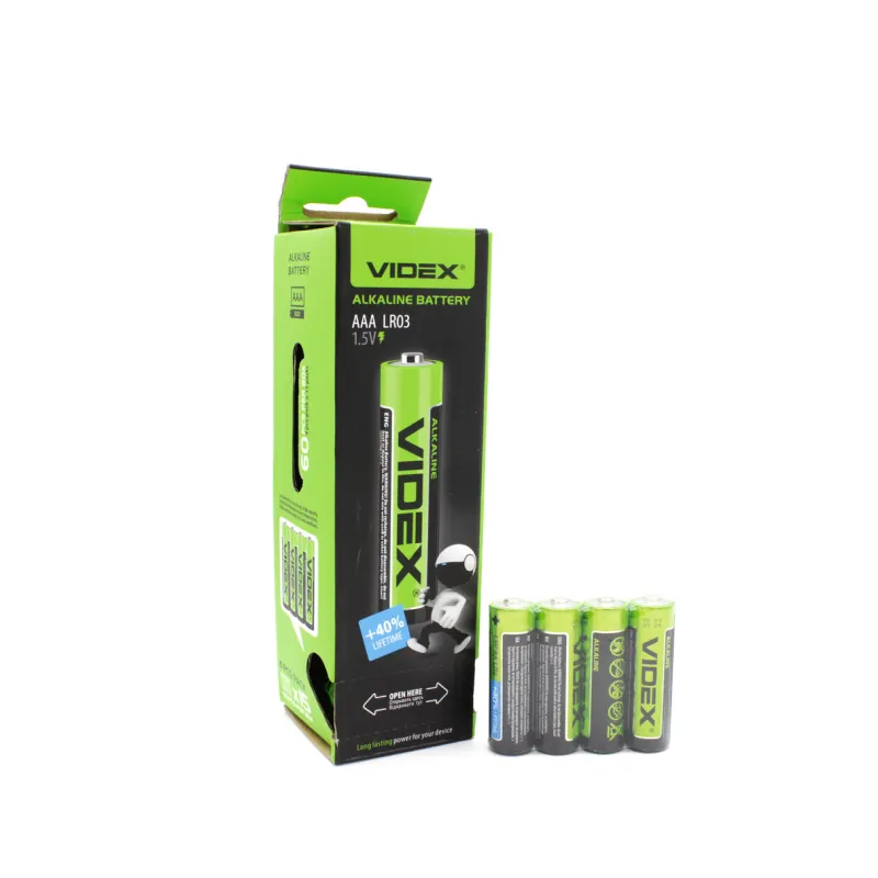 Батарейка Videx LR6/AA  / Alkaline / 60шт. в пачке