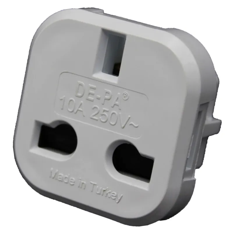 Переходник под английскую DE-PA 10A (11108) Белый