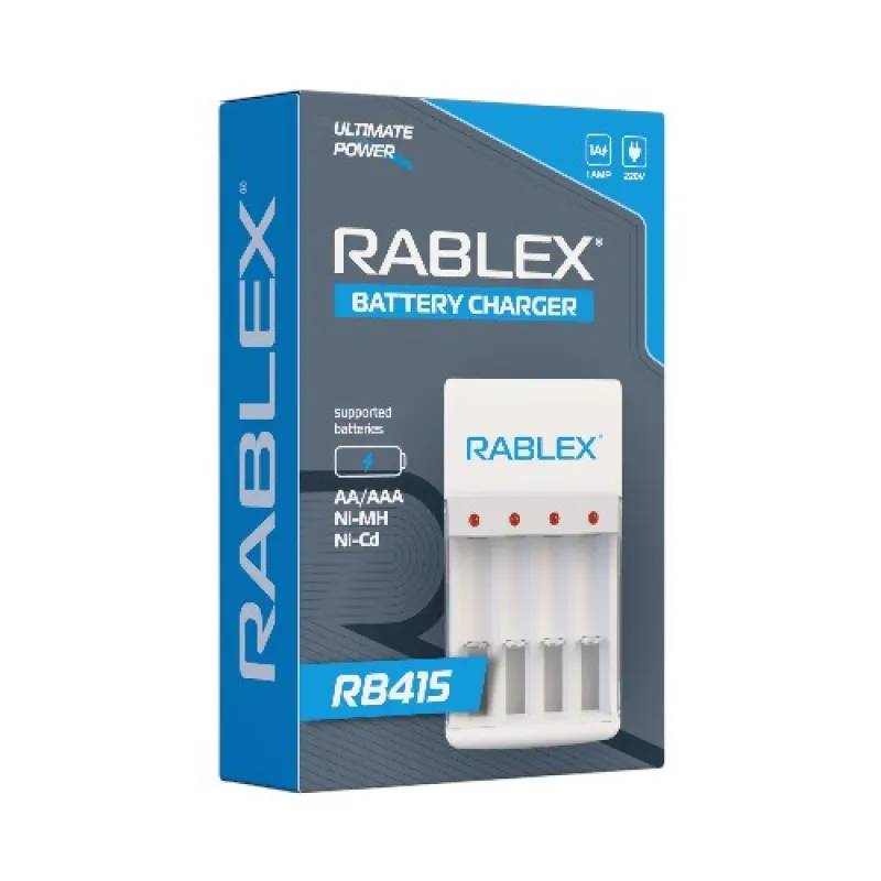 Зарядное устройство Rablex RB415 на 4 AA/AAA R3/R6 1.2V