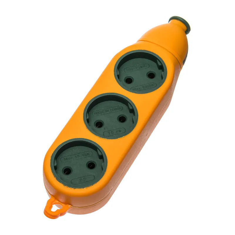 Колодка под удлинитель ADVANCED на 6 гнезд, двусторонняя 16А-220V