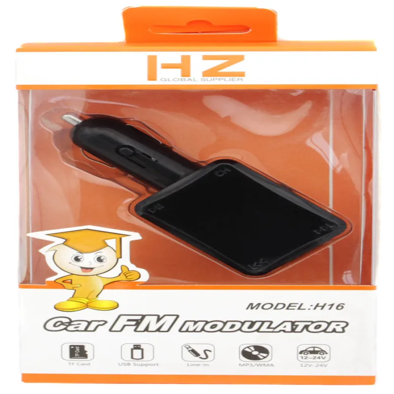 FM Модулятор для Авто HZ H16, Bluetooth, MP3, USB, AUX