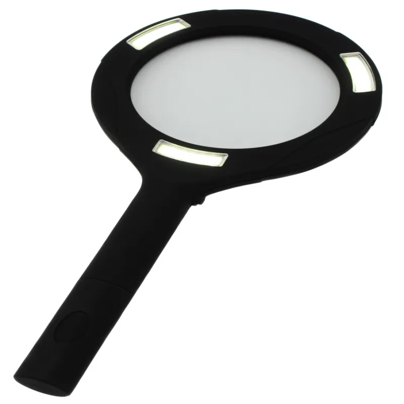 Лупа с подсветкой Magnifier 419, COB, 82мм