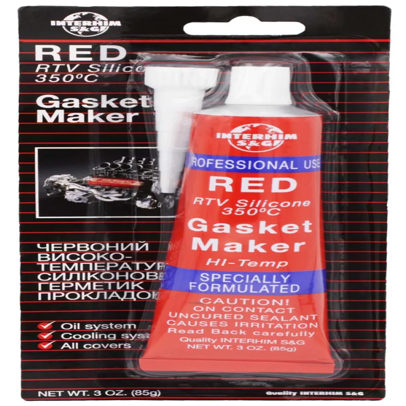 Герметик силикон Gasket Maker RED красный 85гр. Interhim S&G