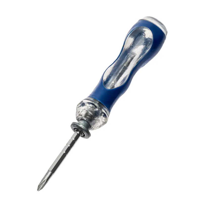 Отвёртка двусторонняя с фиксатором 6622 три цвета