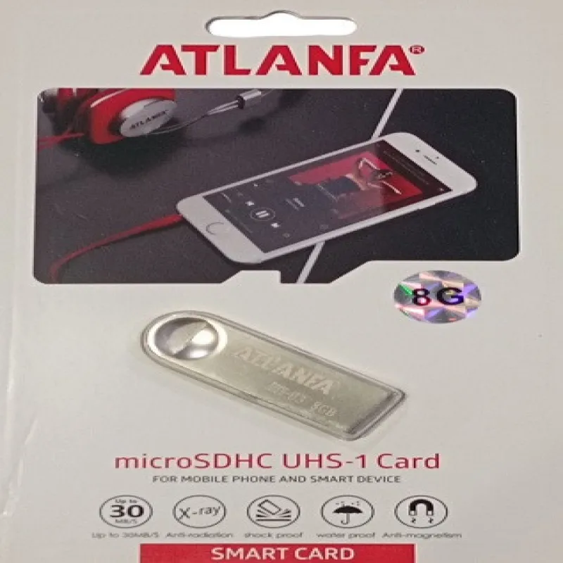 Флешка Atlanfa 8GB AT-U3. Гарантия 1 год
