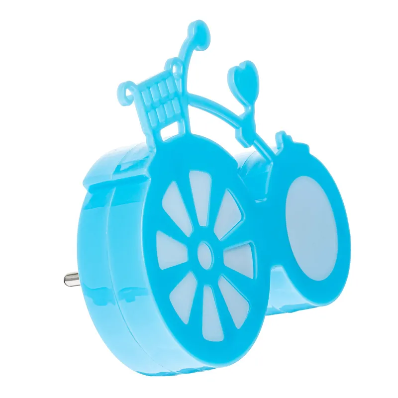 Ночник LED в розетку с выключателем "Велосипед" 337  220V 5 LED