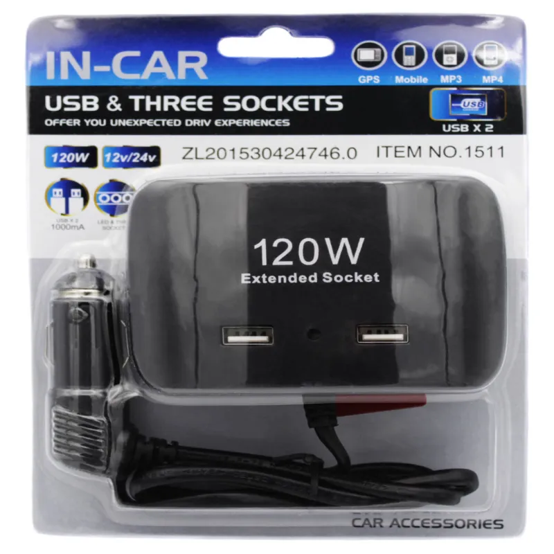 Разветвитель прикуривателя Olesson 1511