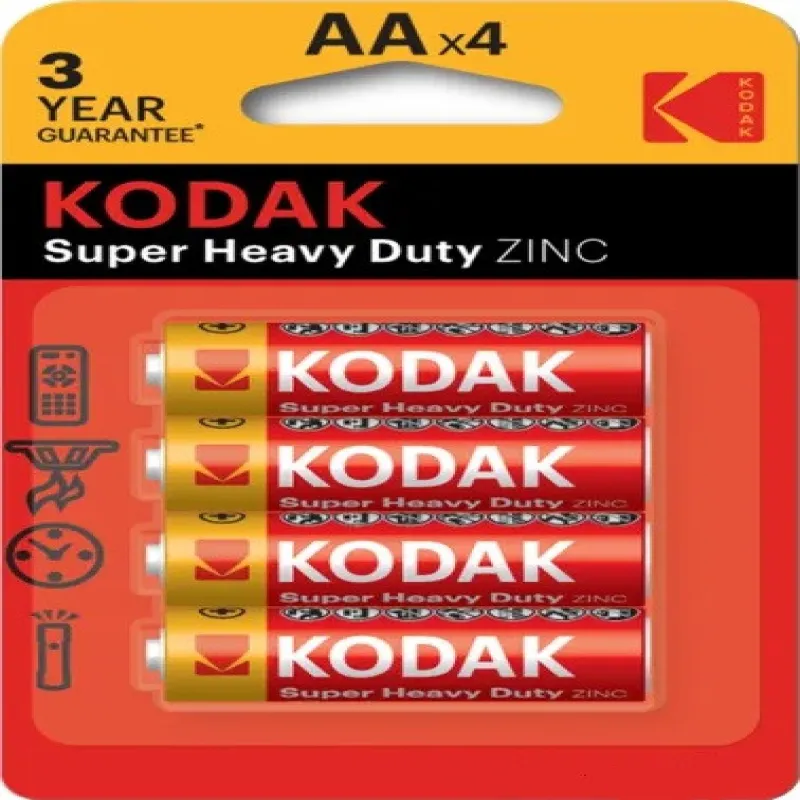 Батарейка KODAK Super Heavy Duty R6/AA солевая Блистер 4шт