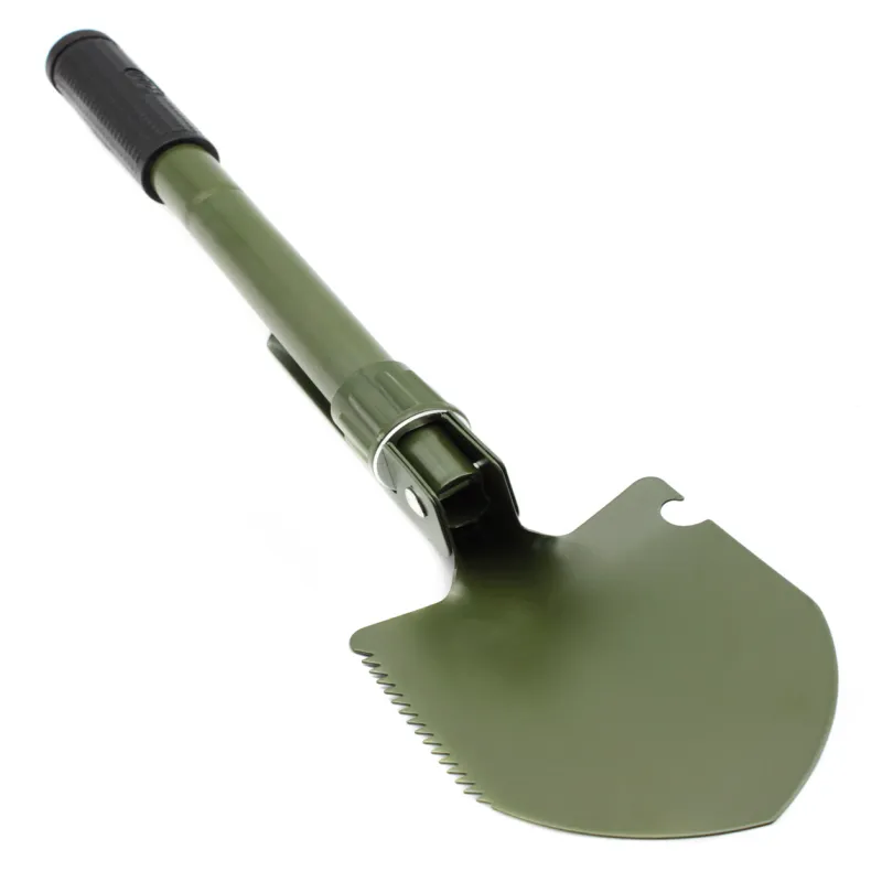 Лопата саперская складная H-139 / Чехол "Камуфляж" / зеленая малая