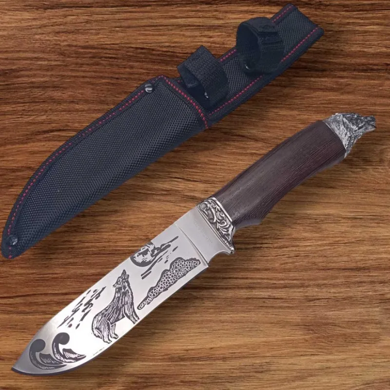 Нож охотничий Медведь FB 1530 / 29см / 14см