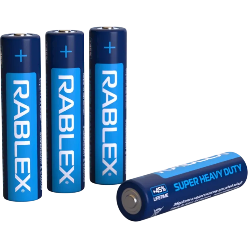 Батарейка Rablex R3 AAA Super Heavy Duty солевая (60шт в пачке)