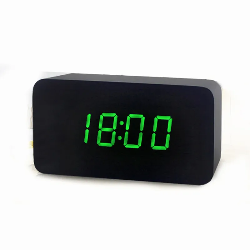 Часы электронные VST-863-1-Green с температурой и подсветкой