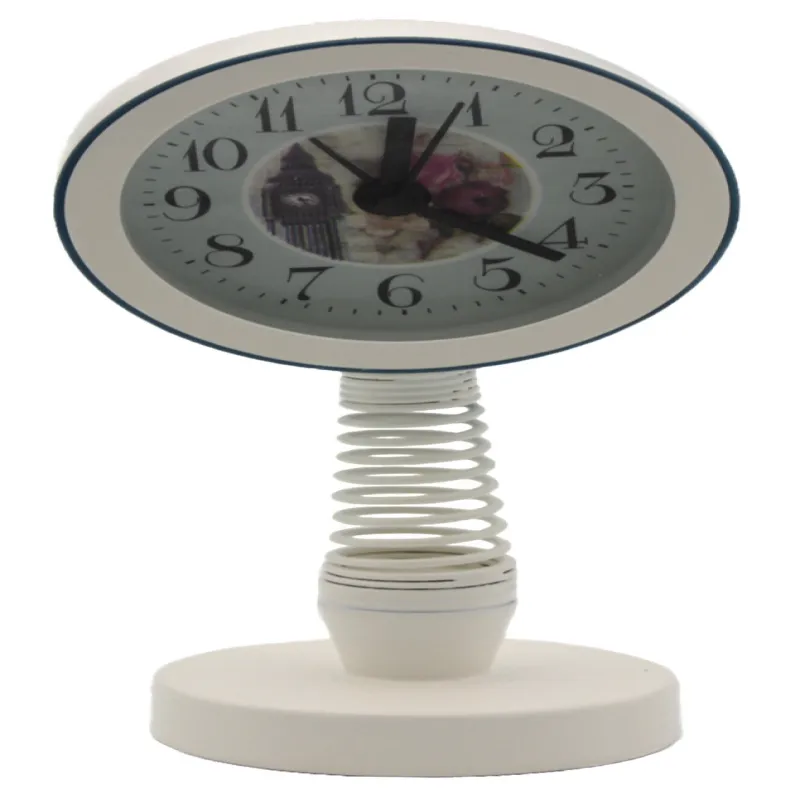 Часы Будильник Quartz 6301 White