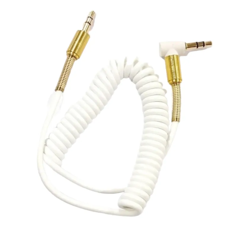 AUX провод Пакетик White