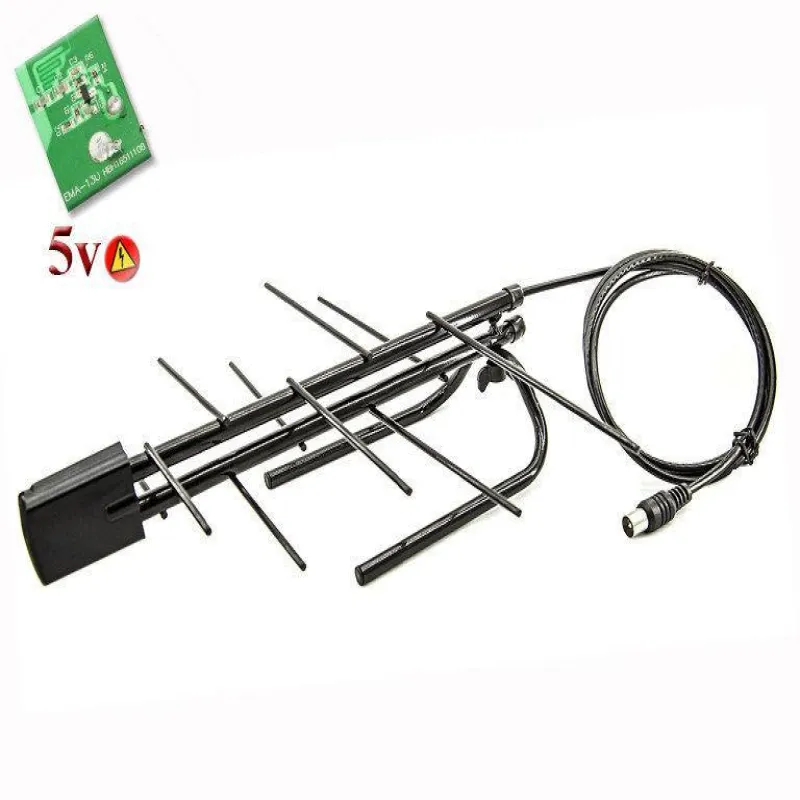 Антенна EUROSKY ES-005A / 5V с усилителем ДМВ