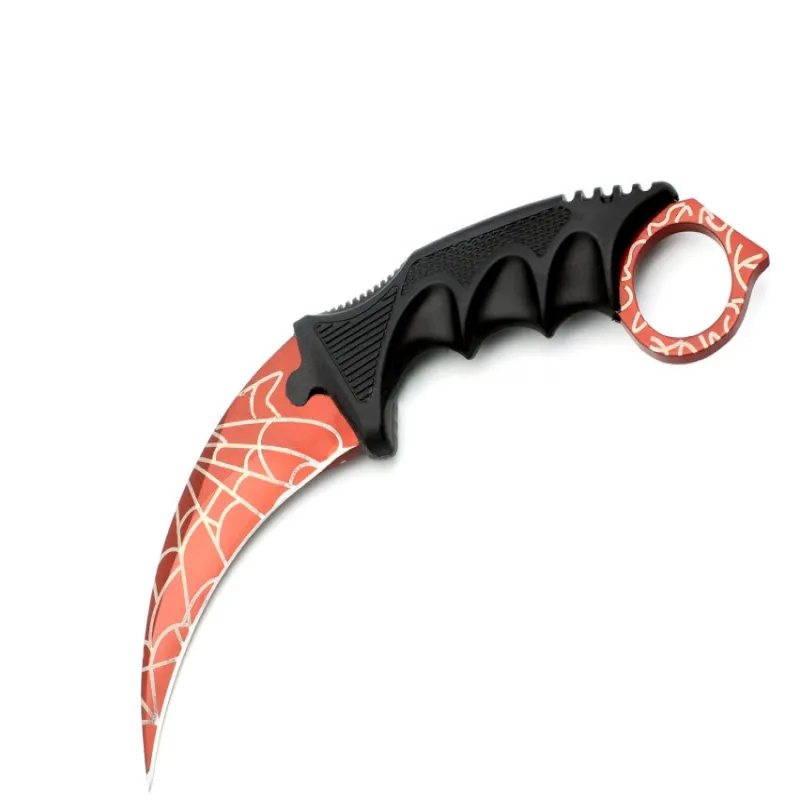 Ніж Кераміт "Червона павутина" 3312 / 19 см / 8 см