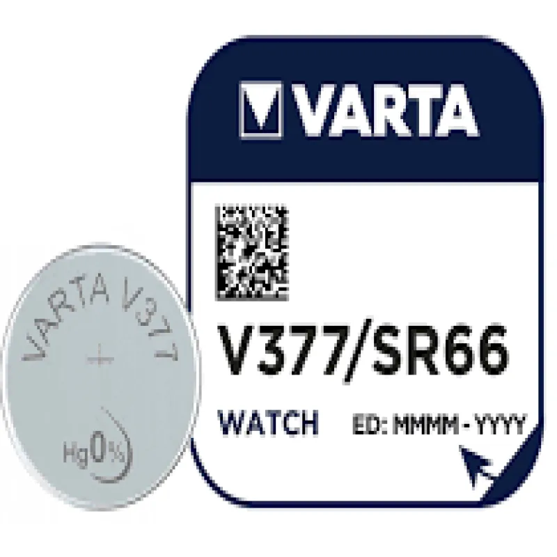 Батарейка Varta V377, SR626SW, D377, SR66, RW329