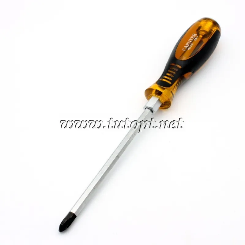 Отвёртка ударная Carnter CR-V №312 средняя крестовая  25см