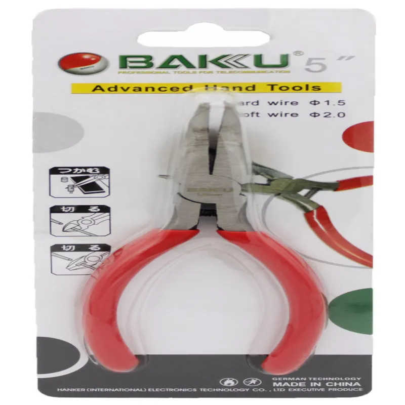 Плоскогубцы угловые BAKU BK-055 125mm