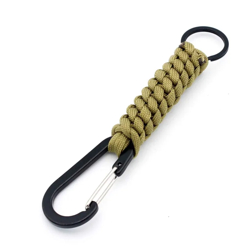 Брелок - Карабин круглый для ключей светло зеленый 294