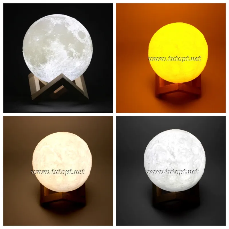 Ночник настольный светильник Луна 3D Moon Lamp USB / 6727