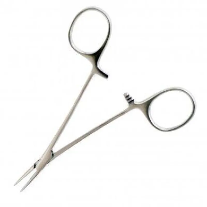 Зажим медицинский прямой 125 мм р\ч 20 мм З-120 "мед сталь"