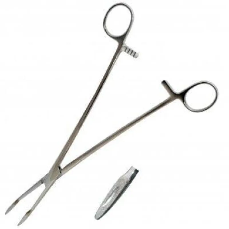 Корнцанг прямой. Длина 260 мм Щ-20-1 "мед сталь"