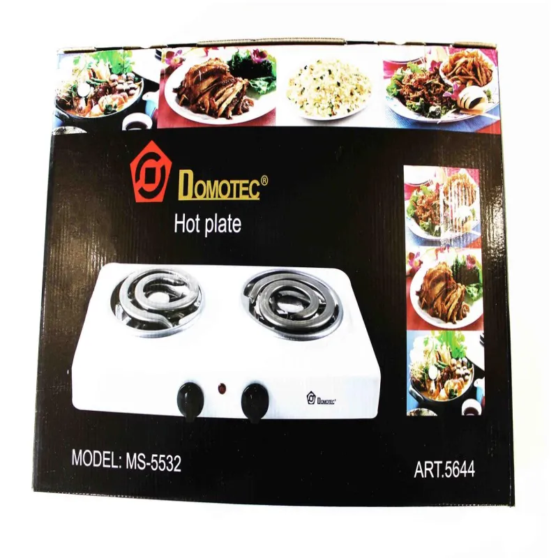 Электроплита двух комфорная Domotec MS-5532 (Большая спераль)