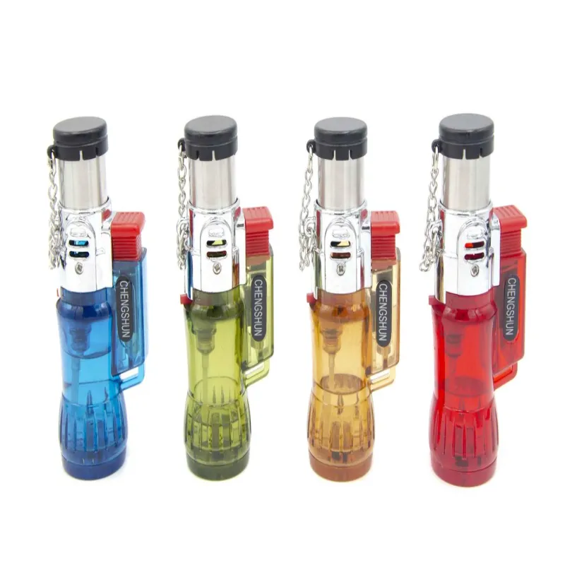 Горелка газовая карманная / Турбо зажигалка / SH19-6 (Кальян)