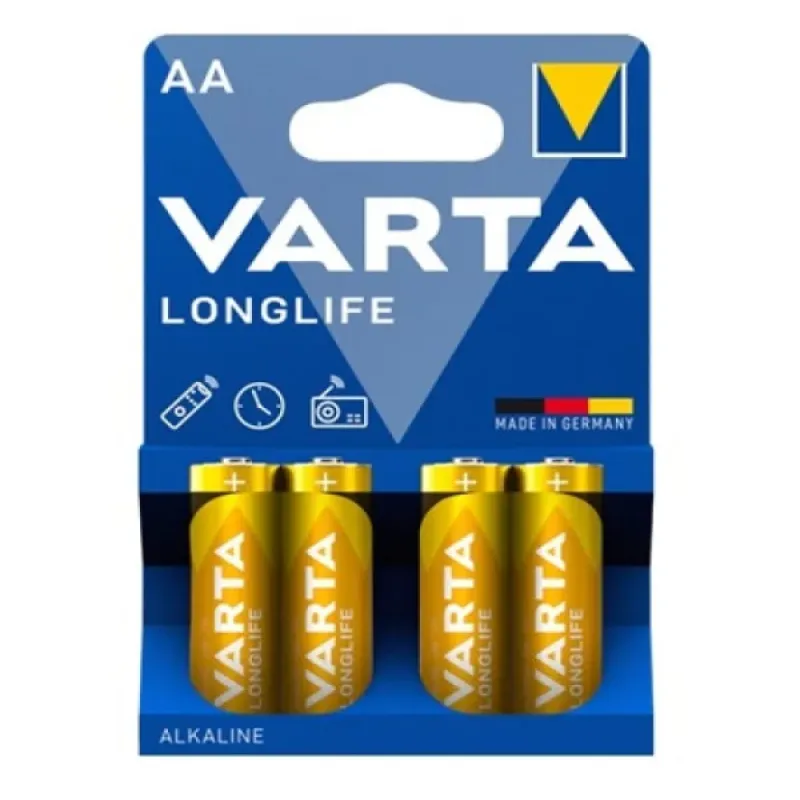 Батарейка Varta LR6/AA Longlife Alkaline 4шт