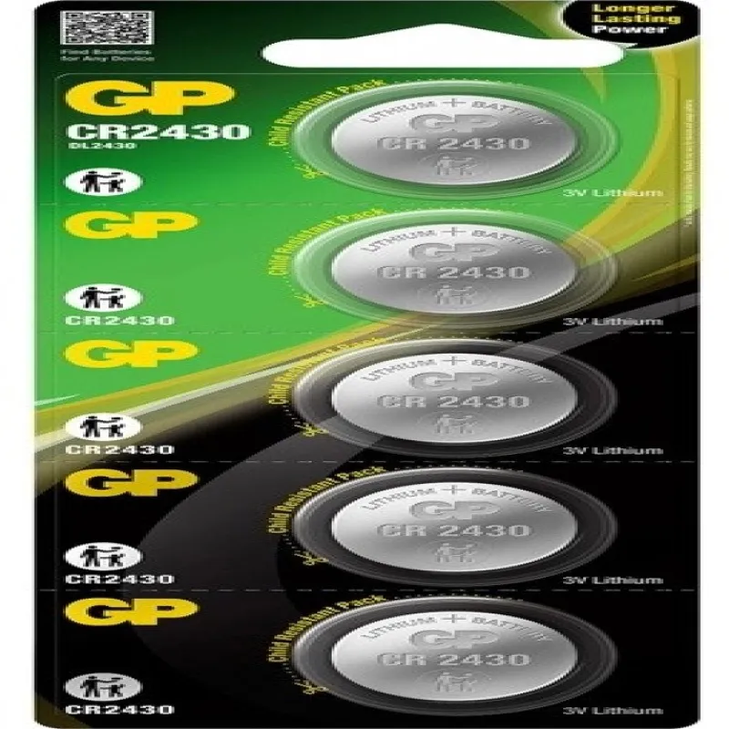 Батарейки-Таблетки GP CR2430 / 3V блистер 5шт. ОРИГИНАЛ