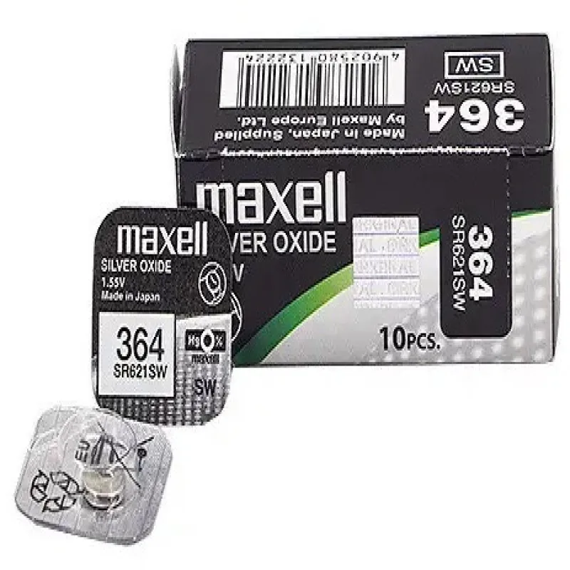 Батарейки-Таблетки Maxell 364 / AG1 / SR621SW
