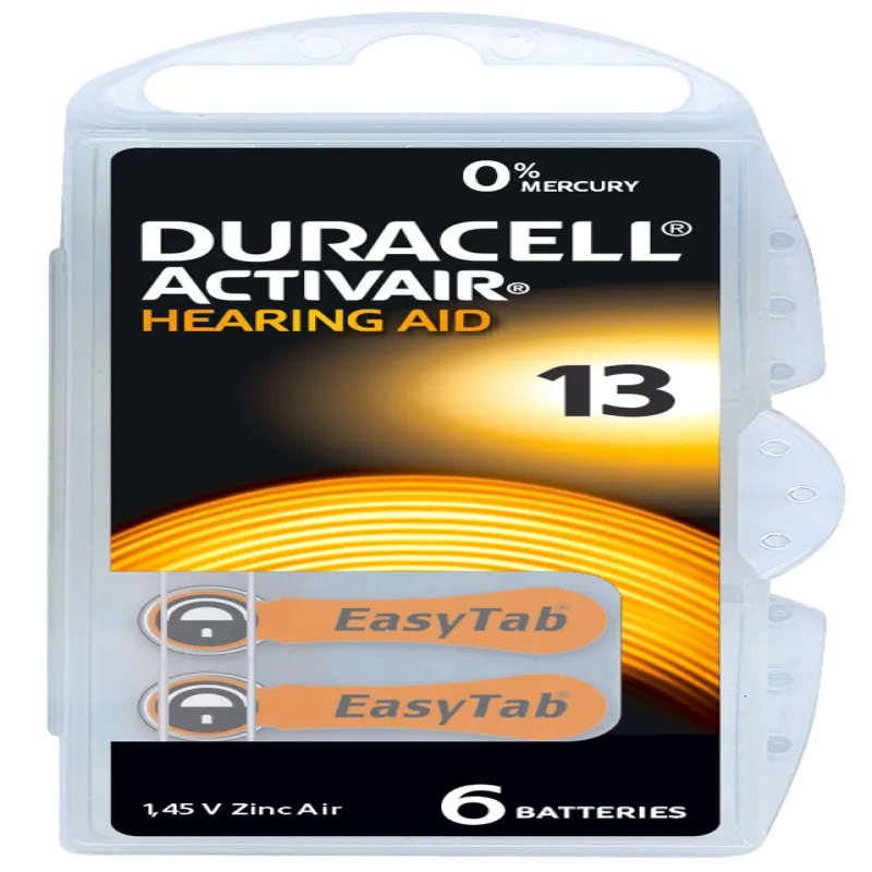 Батарейки-Таблетки Duracell DA13, 6шт.