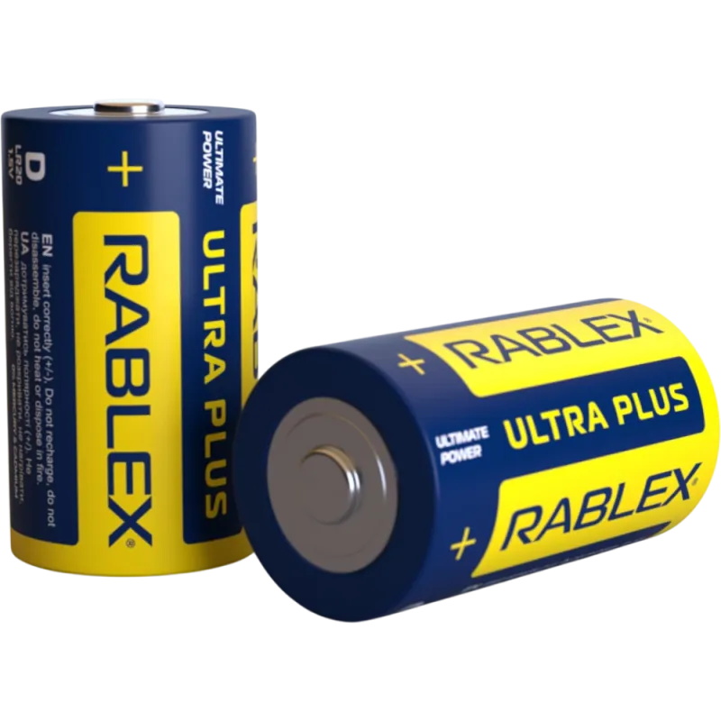 Батарейка Rablex LR20 ultra plus Alkaline