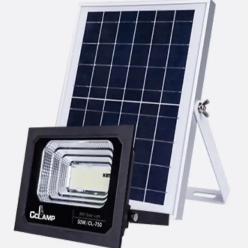 Уличный светильник Cclamp CL-750S втономный светодиодный прожектор с солнечной панелью и пультом, 10