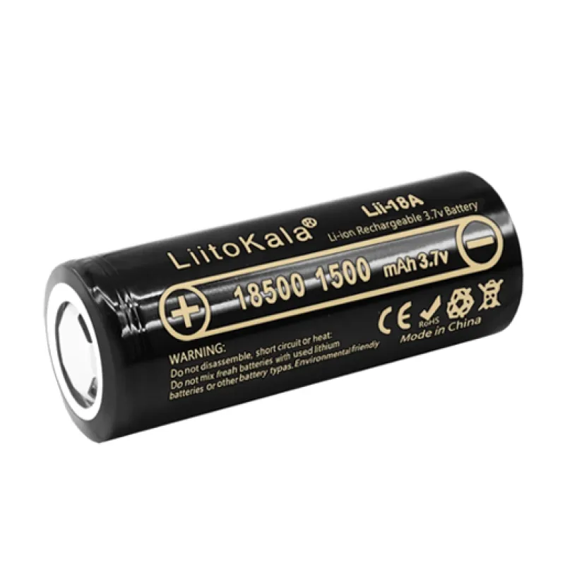 Аккумулятор LiitoKala 18500,  Lii-18A, 1500mah